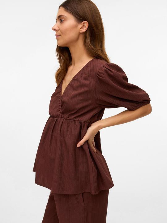 Produktbild Mamalicious Normal geschnitten Rundhals Top Bluse (XL)