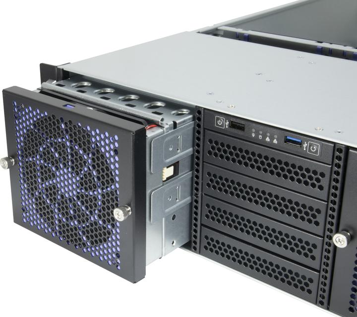 Immagine prodotto Intertech Case IPC Server 3U-30765, senza PSU (ATX, SSI CEB, mATX, ITX, SSI EEB)