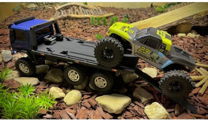 Image du produit Absima CR18P Tow Truck 6x6 Brushless 1:18 RC Modèle réduit de camion électrique Crawler Allradan (RTR Prêt à fonctionner)