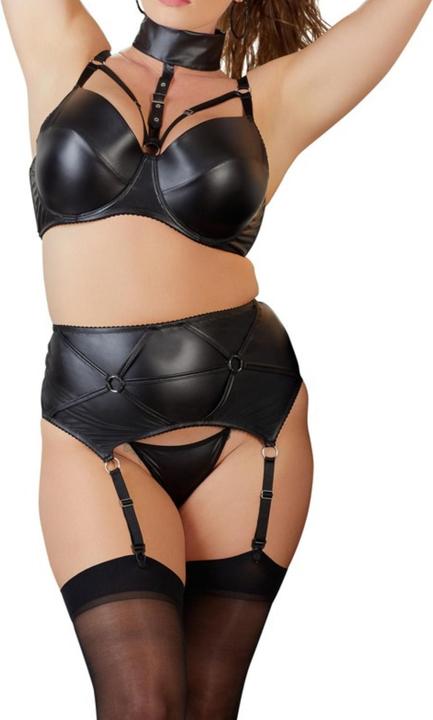 Cottelli Collection 3-teiliges Wetlook-Set (XL)