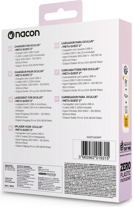 Image du produit Nacon Gaming Adaptateur AC