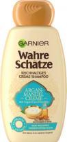 Produktbild Garnier Wahre Schätze Shampoo reines argan, 250ml Flasche (250 ml, Flüssiges Shampoo)