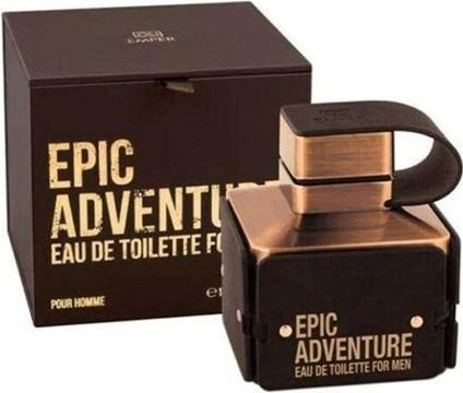 Actual product image Emper Epic Adventure by Perfume for Men Eau de Toilette 100ml (Eau de toilette, 100 ml)