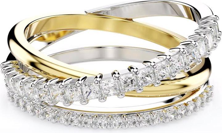 Swarovski Hyperbola Ring Verschiedene Schliffe Weiss Metallmix