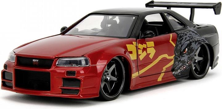 Produktbild Jada Godzilla Nissan GTR 1:24