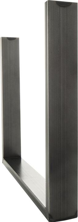 Simausrom Bankkufe Bankgestell 430x403,5mm Bankbeine Schwarzstahl schutzlackiert