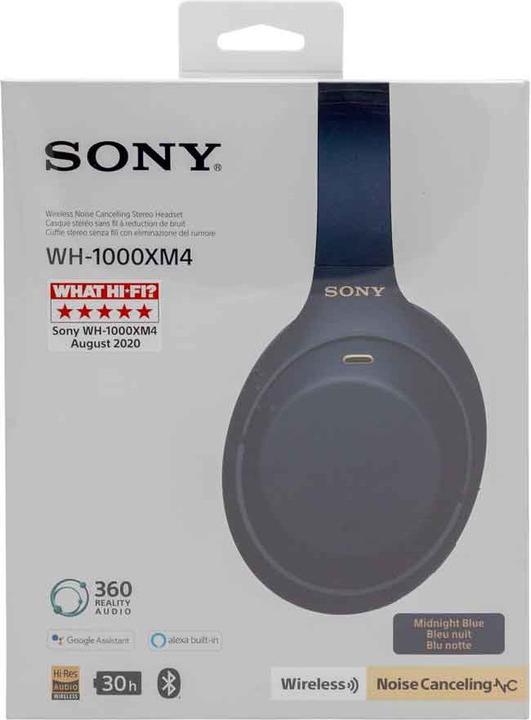 Actual product image Sony WH-1000XM4 (ANC, 30 h, Wireless, Cable)