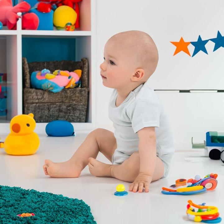 Image du produit La Loona LaLoona Body bébé manches courtes OEKO-TEX® pack de 6 - vert sauge gris (74, 80)