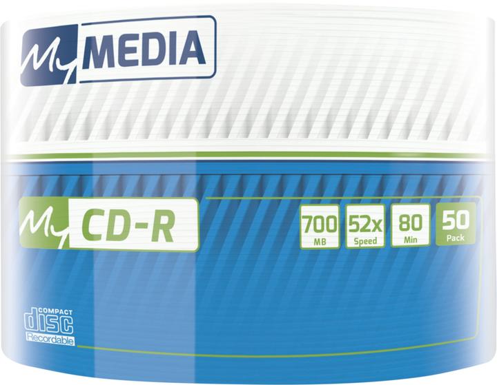 Produktbild MyMedia 1x50 CD-R 80 / 700MB 52x Speed Wrap (50 x)