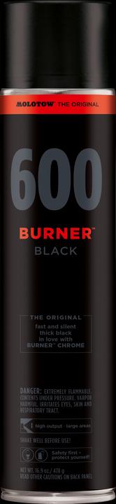 Actual product image Molotow Spray Burner 600ml black (Black)