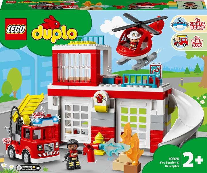 Immagine prodotto LEGO Stazione dei pompieri con elicottero (10970)