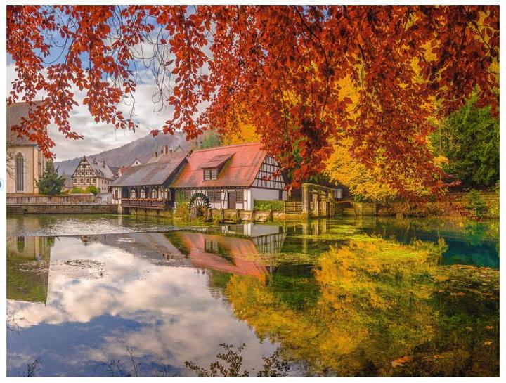 Produktbild Ravensburger Mühle am Blautopf (500 Teile)
