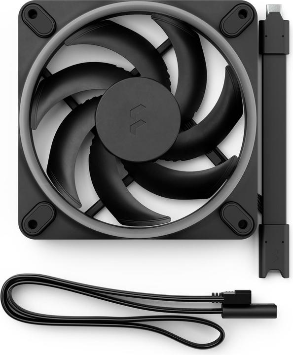 Produktbild Fractal Ventilateur de boitier Momentum RGB - 12cm (Noir) (120 mm, 1 x)