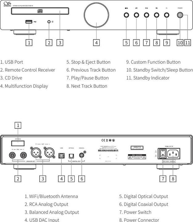Produktbild Shanling CD-S100 V25 (CD Player)