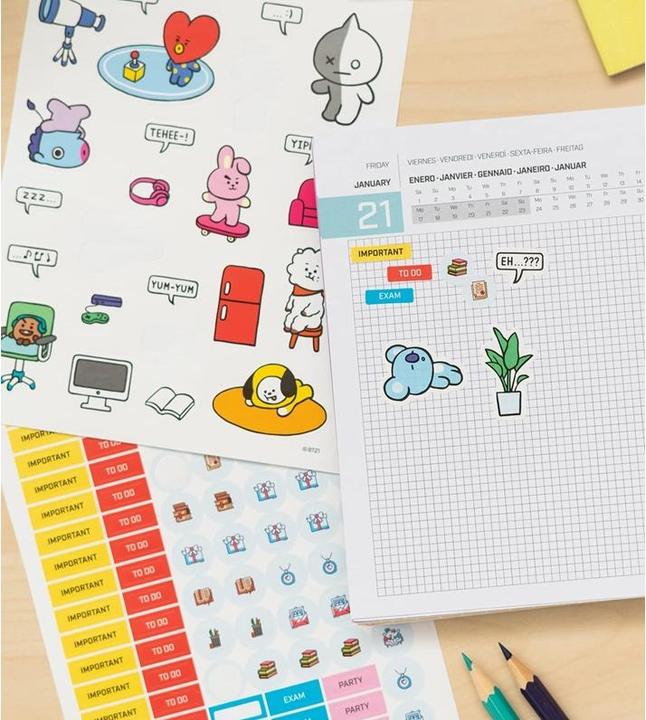 Actual product image Line Friends - Calendar