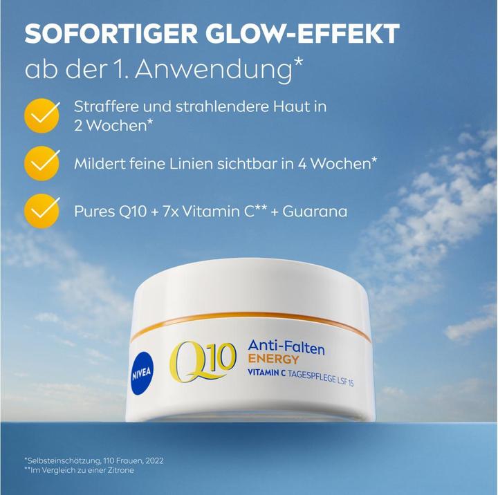Produktbild NIVEA Q10 Energy Anti-Falten Tagescreme (50 ml, Tagescreme, SPF 15)