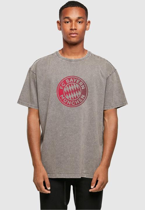 Image du produit FC Bayern München Logo GR Acid Washed Heavy Oversize Tee - 116965 (4XL)