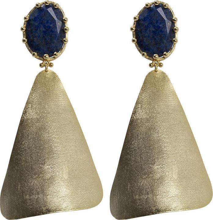 Uzurii Ohrringe Irish Nature Stone Blue (925er Sterlingsilber)