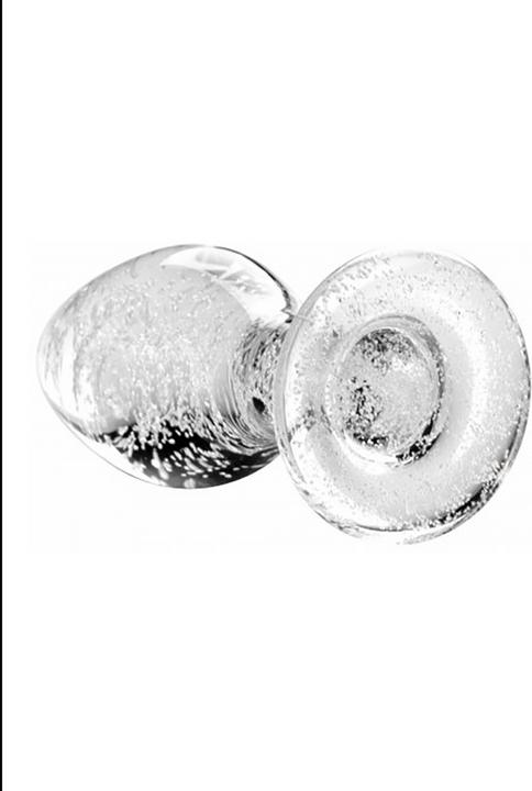 Actual product image XR Brands GlowInTheDark GlasAnalplug Klein