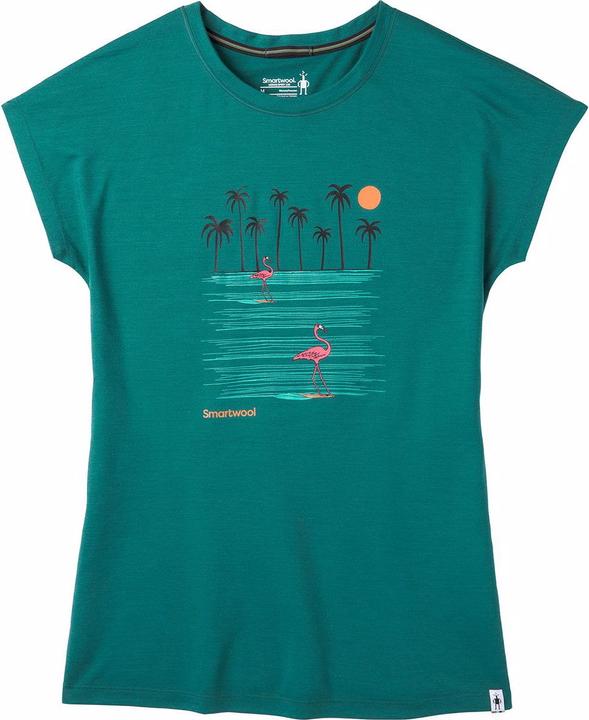 Smartwool Merino Sport 150 Surfing Flamingo T-Shirt (XS)