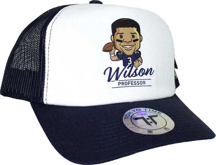 Produktbild Tokyo Time Erwachsene Russell Wilson NFLPA Mesh Back Baseball Cap (One Size)