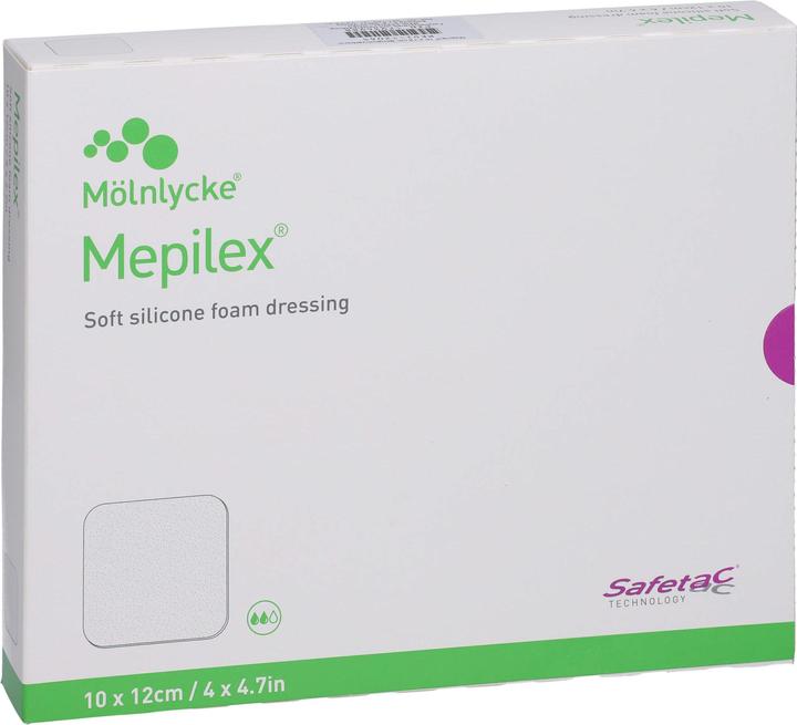 Produktbild Mepilex Schaumverband mit Safetac à 10 x 12cm (5 x)