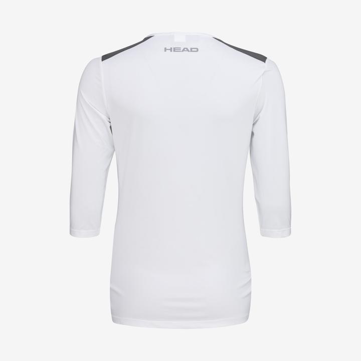 Actual product image Head Club Tech 3/4 Shirt W white/dark blue (XL)