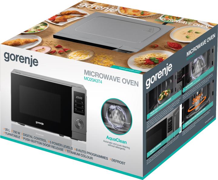 Image du produit Gorenje Micro-ondes - MO20A3T4 - (Prise UE, 20 l)