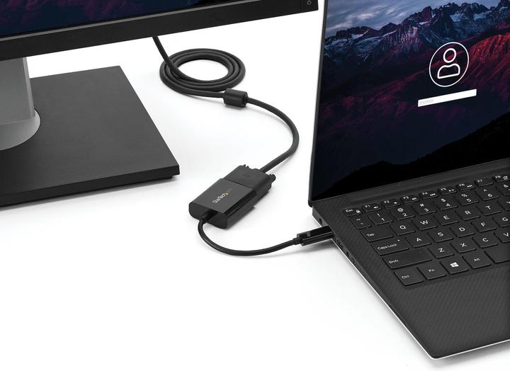 Produktbild StarTech USB-C To VGA Adapter (VGA, 18.50 cm)