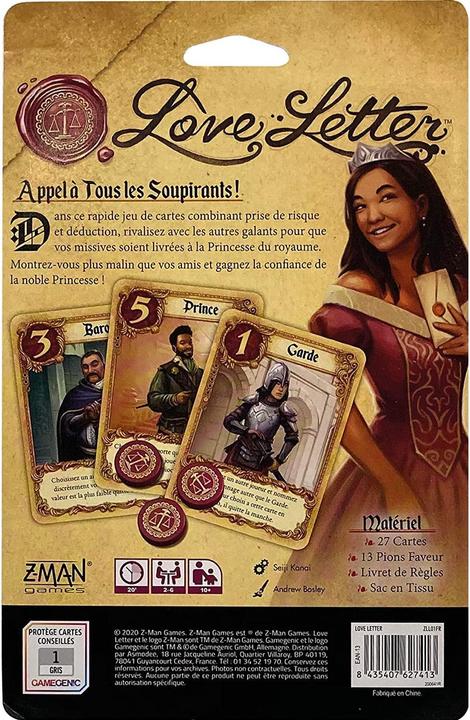 Image du produit Z-Man Games Lettre d'amour (Français)