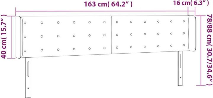 Produktbild VidaXL Farlie (163 x 16 x 88 cm)