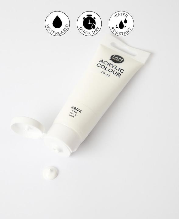 Produktbild I Am Creative Acrylfarbe (Weiss, 75 ml)