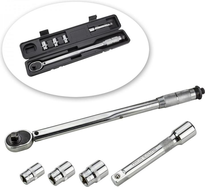 Produktbild Dema Drehmomentschlüssel 1/2" 28-210Nm mit Zubehör (1/2", 28 Nm, 210 Nm)