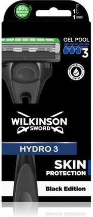 Actual product image Wilkinson Hydro3 Skin Protection Black Edition Razor