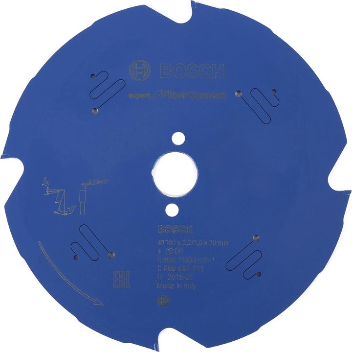 Produktbild Bosch Professional Zubehör Kreissägeblatt Expert für Fibre Cement, 160 x 20 x 2,2 mm, 4