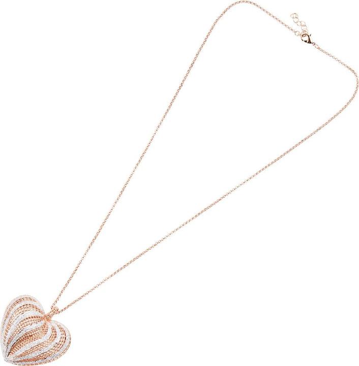 Ottaviani Bronze necklace with silver glitter (61 - 64 cm)