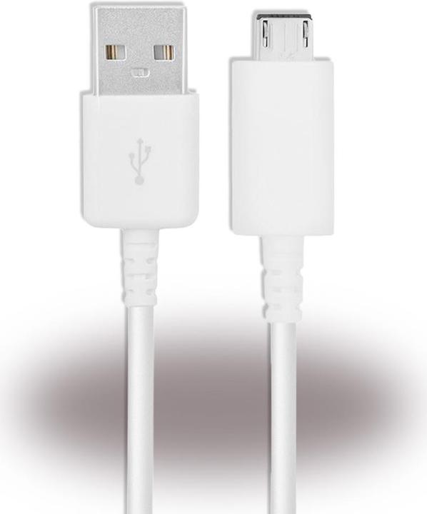 Produktbild Samsung ECB-DU68WE Micro-USB Datenkabel 0,70m weiss bulk (0.70 m, USB 2.0)