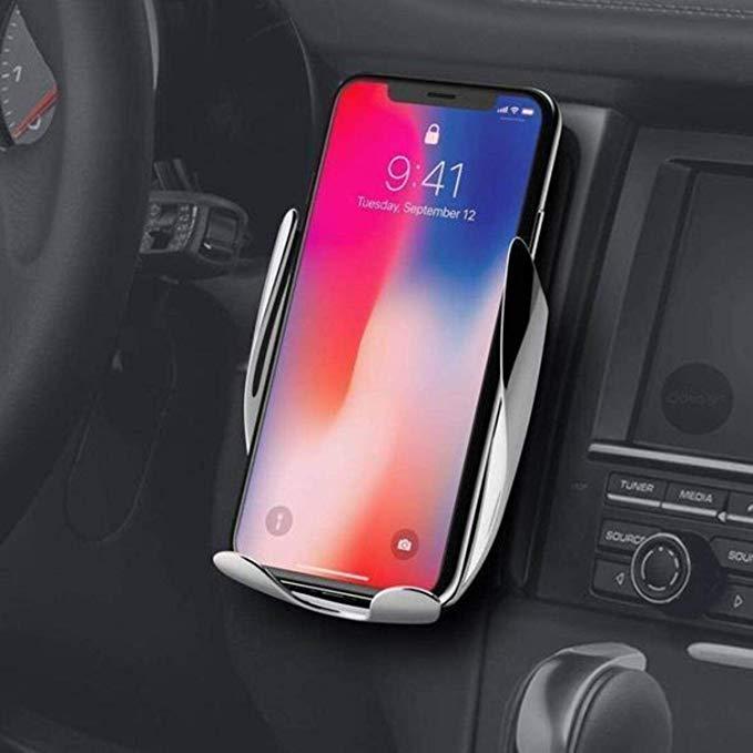 Produktbild PhoneLook eleganter Handyhalter fürs Auto Smart Sensor + Wireless charging inkl. USB-C