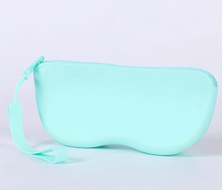 Actual product image Only-Bags.Store Silikon-Brillenetui, minimalistisches Design, langlebig, wasserdicht, RFID-Blockierung, mit