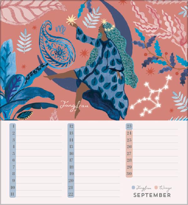 Produktbild Geburtstagskalender Sternzeichen (Deutsch)