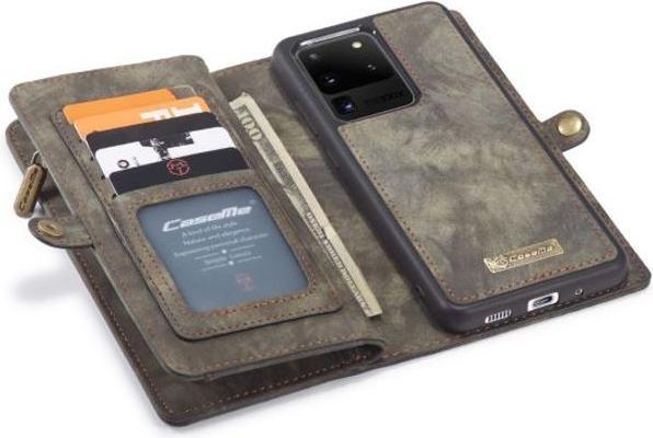 Produktbild Caseme Leder Portemonnaie mit Plastik Hülle (Samsung Galaxy S20 Ultra)