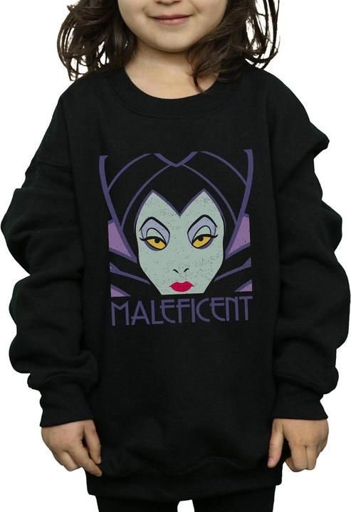 Immagine prodotto Disney Maleficent Cropped Head Felpa Ragazze (140, 146)