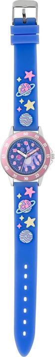 Produktbild Disney Stitch Time Teacher LAS9020 Armbanduhr, analog, Galaxiearmband, Violett, violett, Modern (Analoguhr)