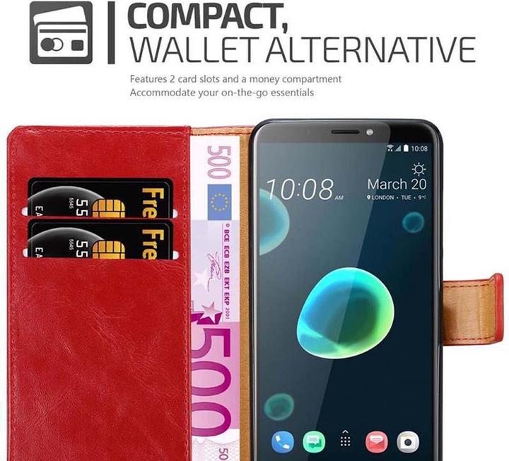 Produktbild Cadorabo Book Luxury Cover (HTC Desire 12+)