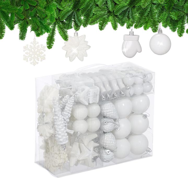 Actual product image Relaxdays christmas bauble (100 -part)