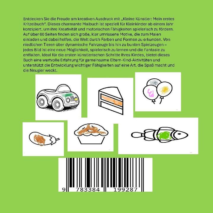 Actual product image Kleine Künstler: Mein erstes Kritzelbuch