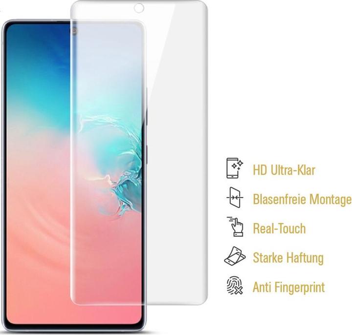 Actual product image Protectorking 3x Displayschutz HD Klar (3 Piece, Samsung Galaxy S10 Lite)
