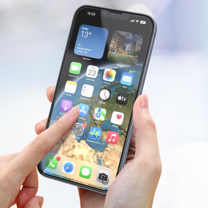 Actual product image Bigben Connected Glass screen protector (1 Piece, Apple iPhone 13 Pro Max, Apple iPhone 14 Plus)