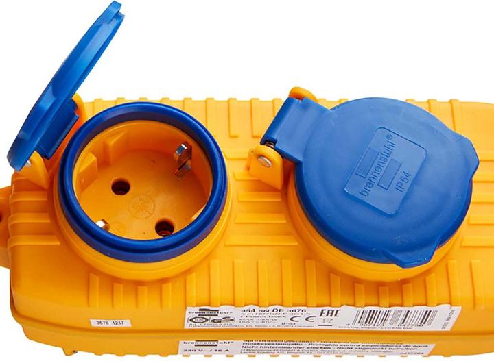 Immagine prodotto Brennenstuhl Cavo da cantiere IP54 con blocco di potenza 5m nero H07RN-F3G1.5 (5 m)