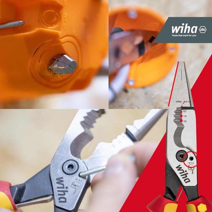 Actual product image Wiha 45705 Universal multifunction pliers 209mm (209 mm)